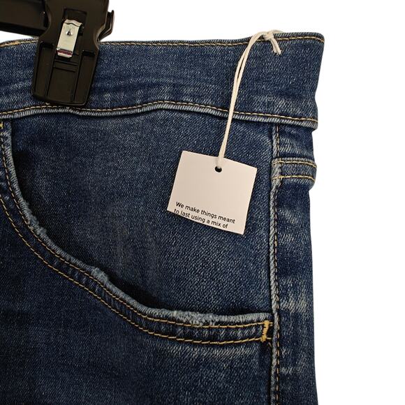 Hudson Jeans Byron Straight Leg Men's Size 42 /32 Blue Stretch Denim Zip Fly NEW - Picture 3 of 12